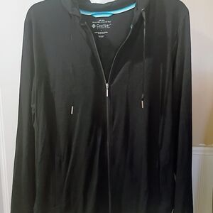 Coolibar Black Full-Zip Jacket